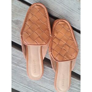 Bamboo Women's Size 8.5 Tan Espadrille, Woven Sandals, Mules